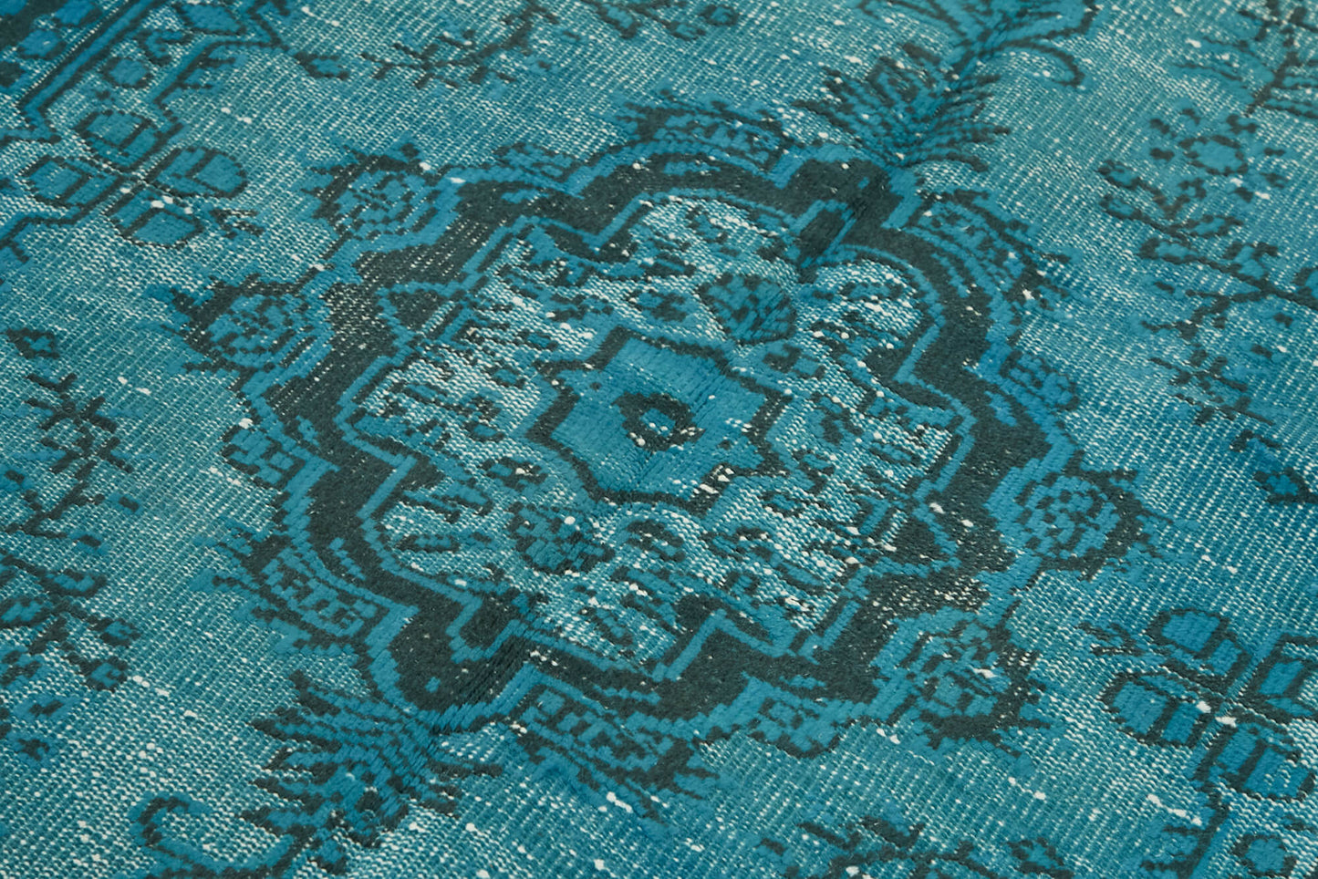 5x9 Vintage Hand-Carved Turkish Rug - 47005