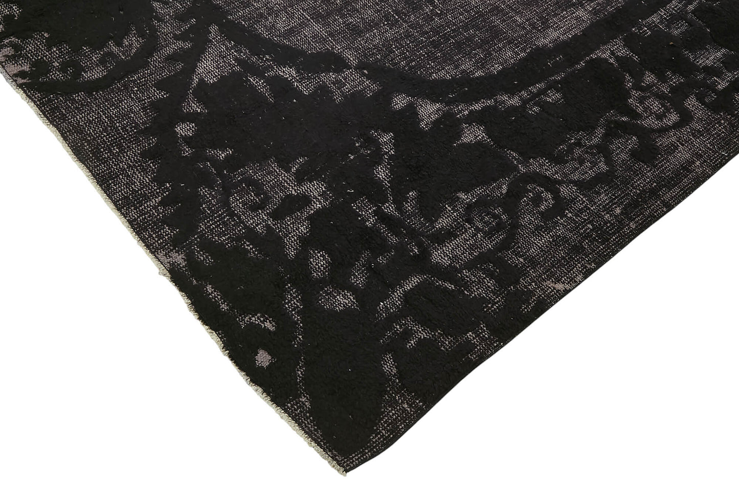 7x10 Vintage Hand-Carved Turkish Rug - 47009