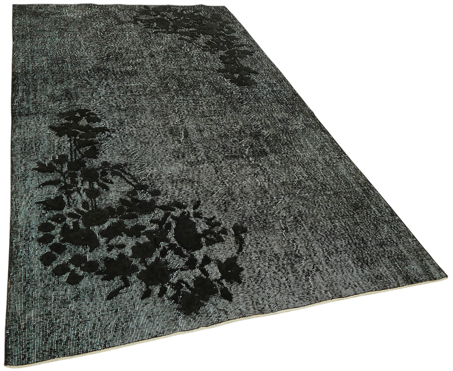 5x9 Vintage Hand-Carved Turkish Rug - 47022