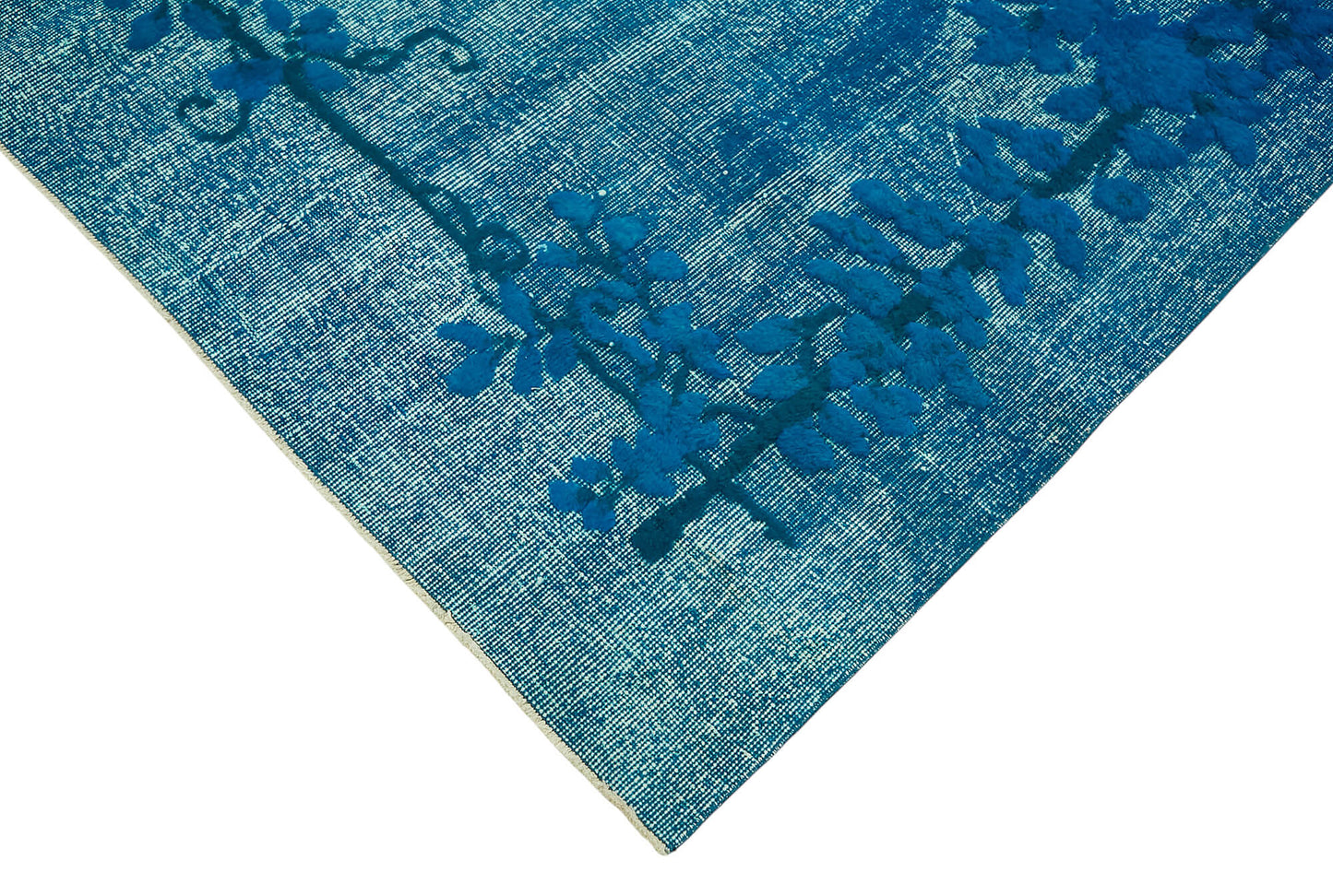 7x10 Vintage Hand-Carved Turkish Rug - 47032