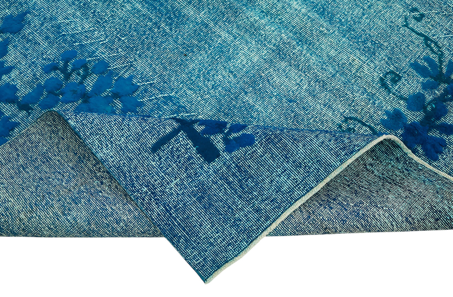 7x10 Vintage Hand-Carved Turkish Rug - 47032