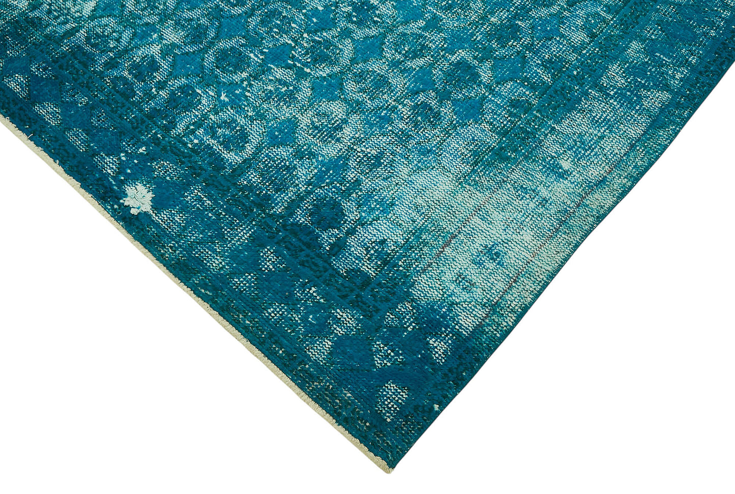 6x9 Vintage Hand-Carved Turkish Rug - 47033