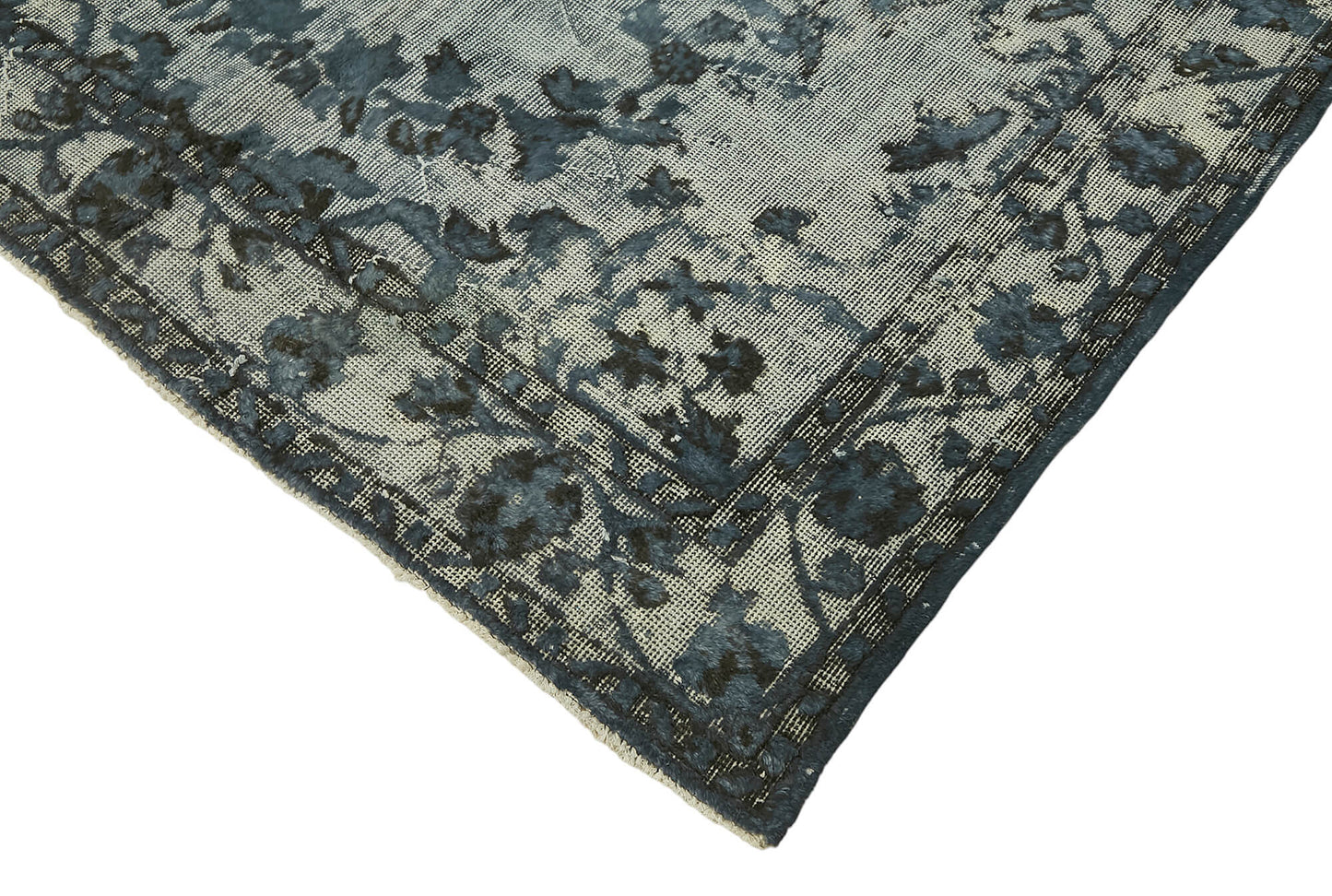 6x10 Vintage Hand-Carved Turkish Rug - 47051