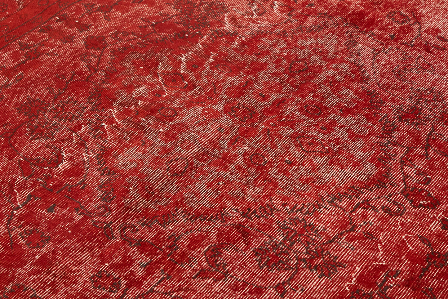 6x10 Vintage Hand-Carved Turkish Rug - 47053