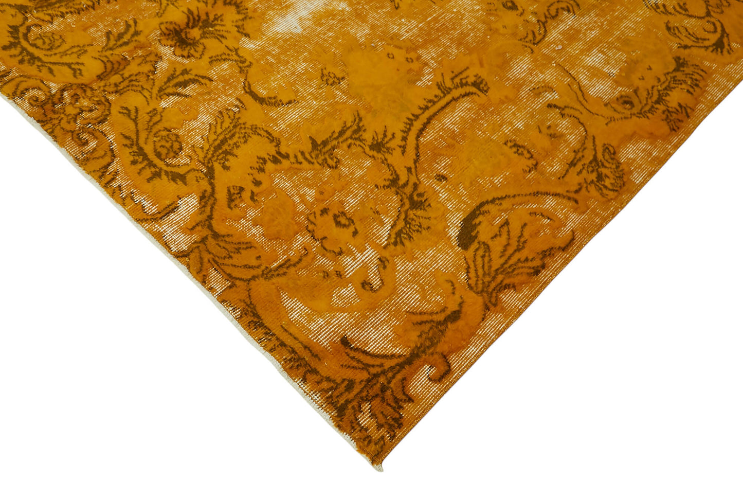 6x8 Vintage Hand-Carved Turkish Rug - 47059