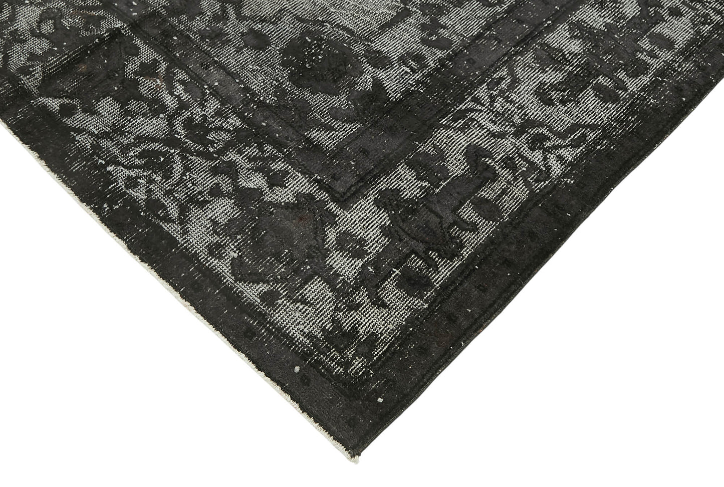 6x10 Vintage Hand-Carved Turkish Rug - 47061