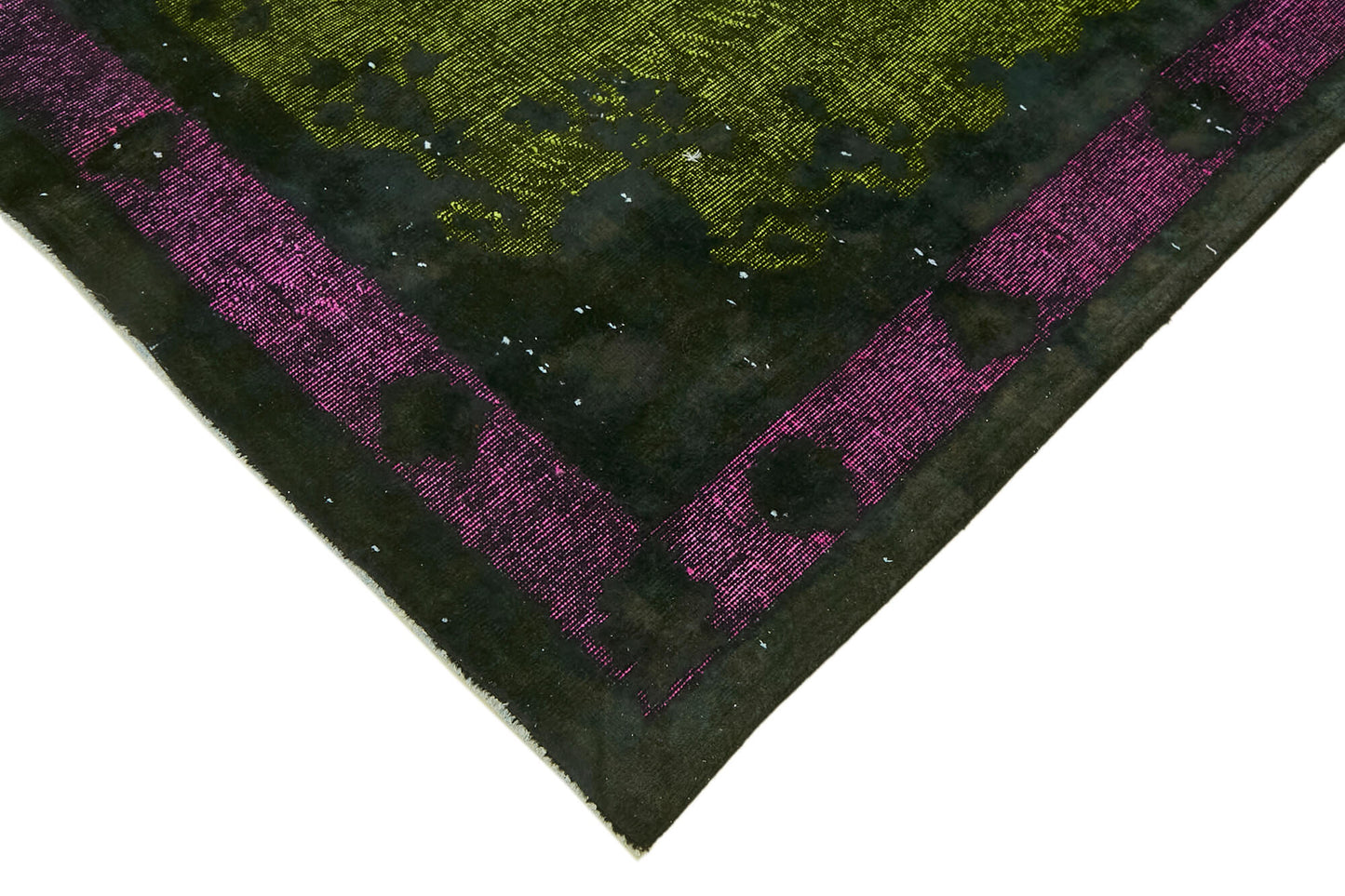 5x9 Vintage Hand-Carved Turkish Rug - 47065