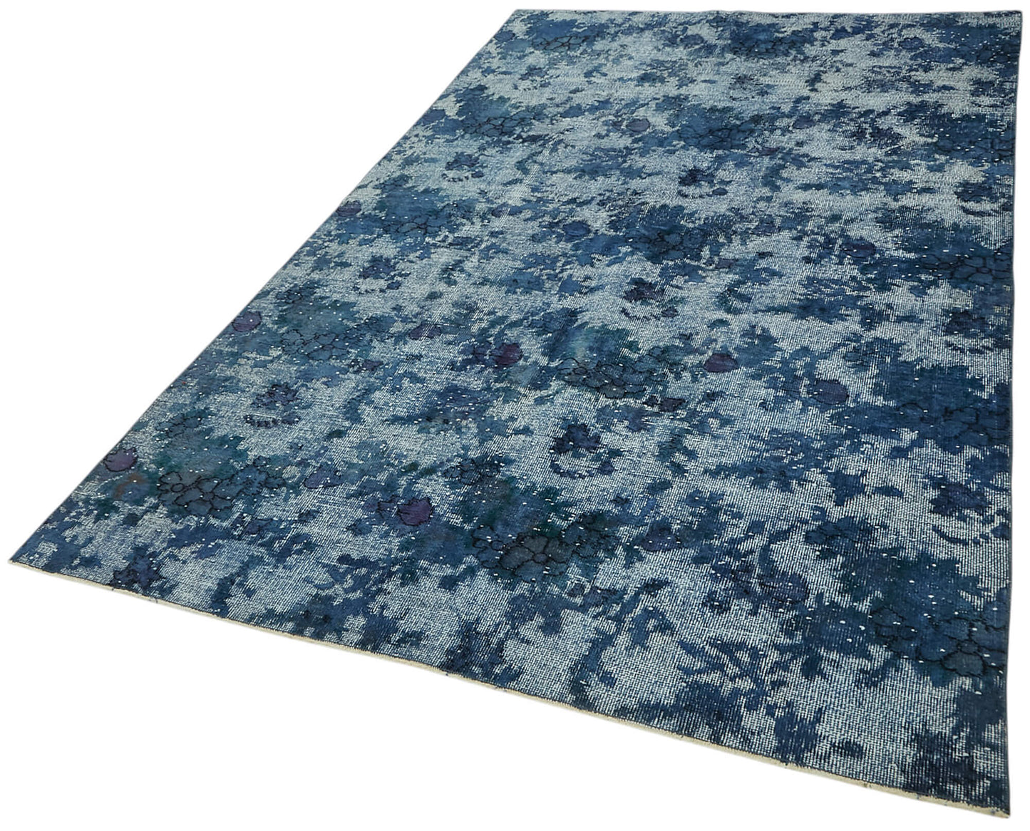 5x9 Vintage Hand-Carved Turkish Rug - 47067