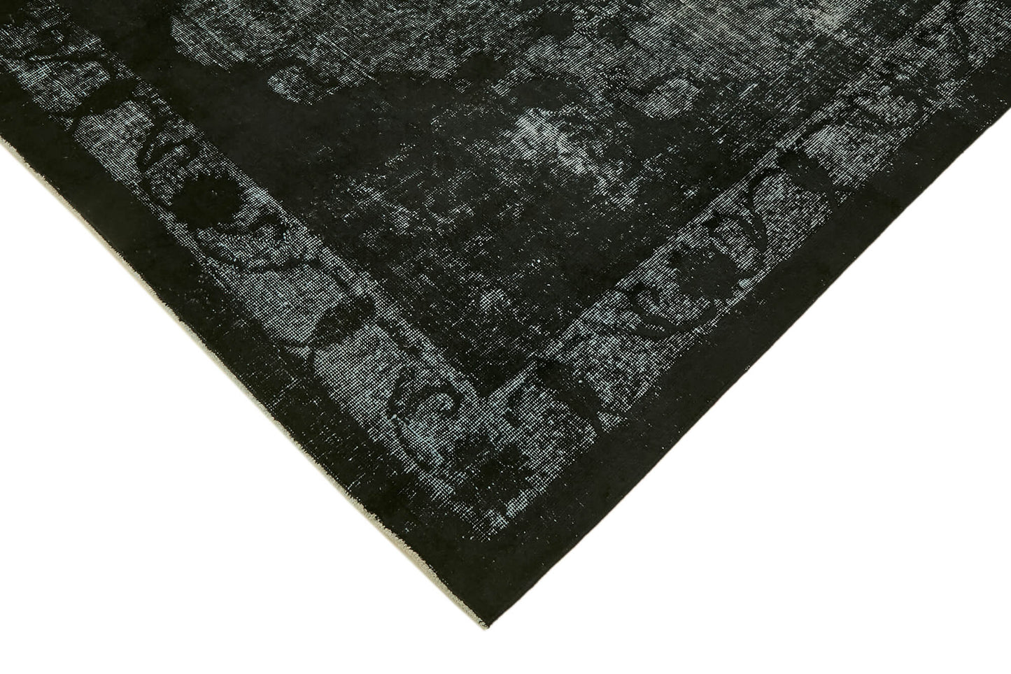 7x10 Vintage Hand-Carved Turkish Rug - 47078