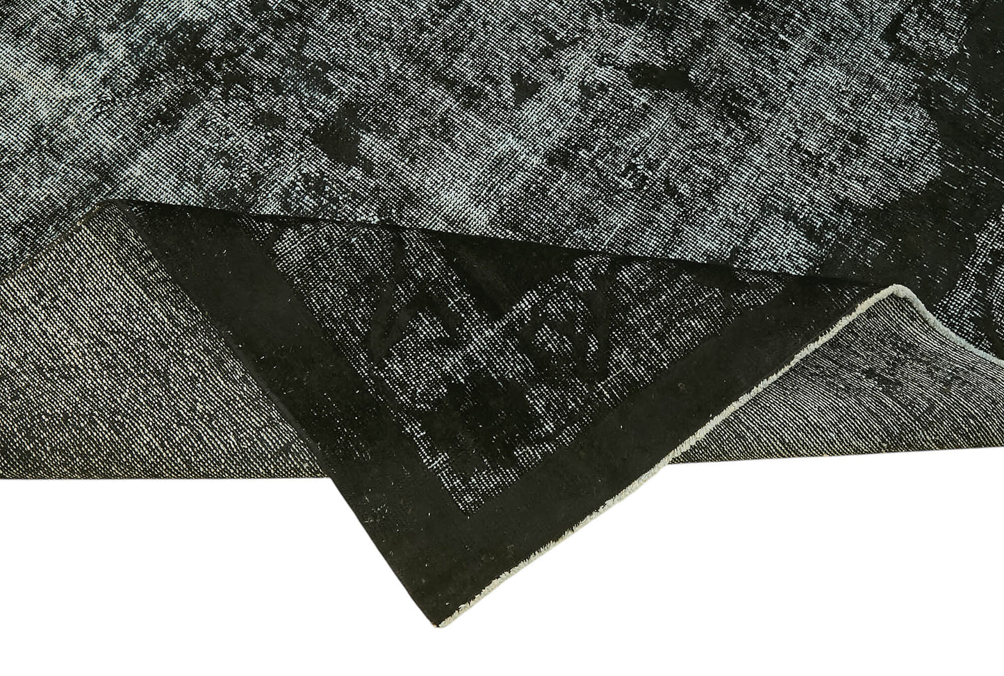 7x10 Vintage Hand-Carved Turkish Rug - 47078