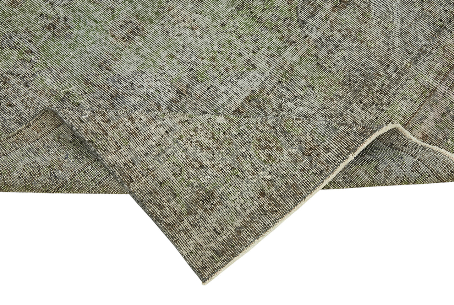 5x8 Vintage Hand-Carved Turkish Rug - 47093