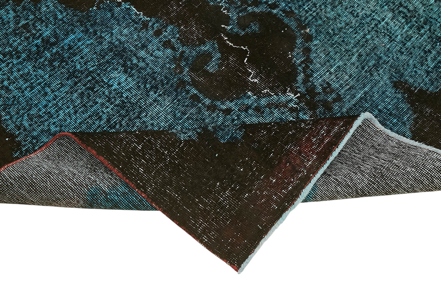 5x8 Vintage Hand-Carved Turkish Rug - 47097