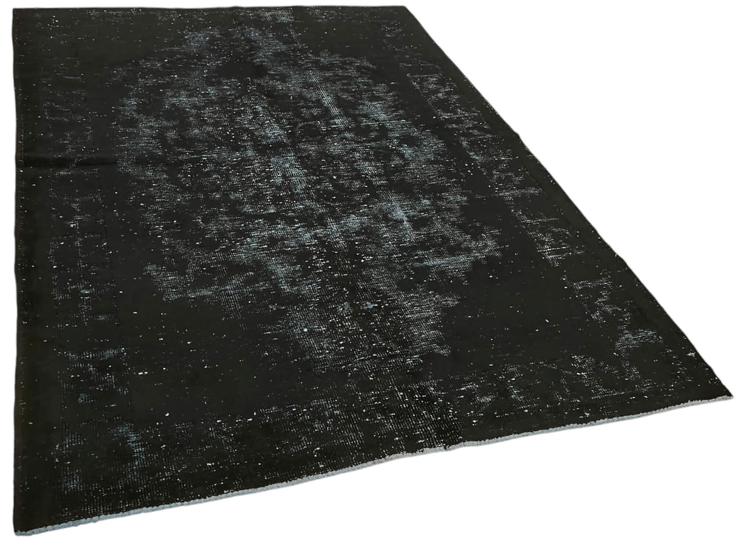 6x8 Vintage Hand-Carved Turkish Rug - 47109