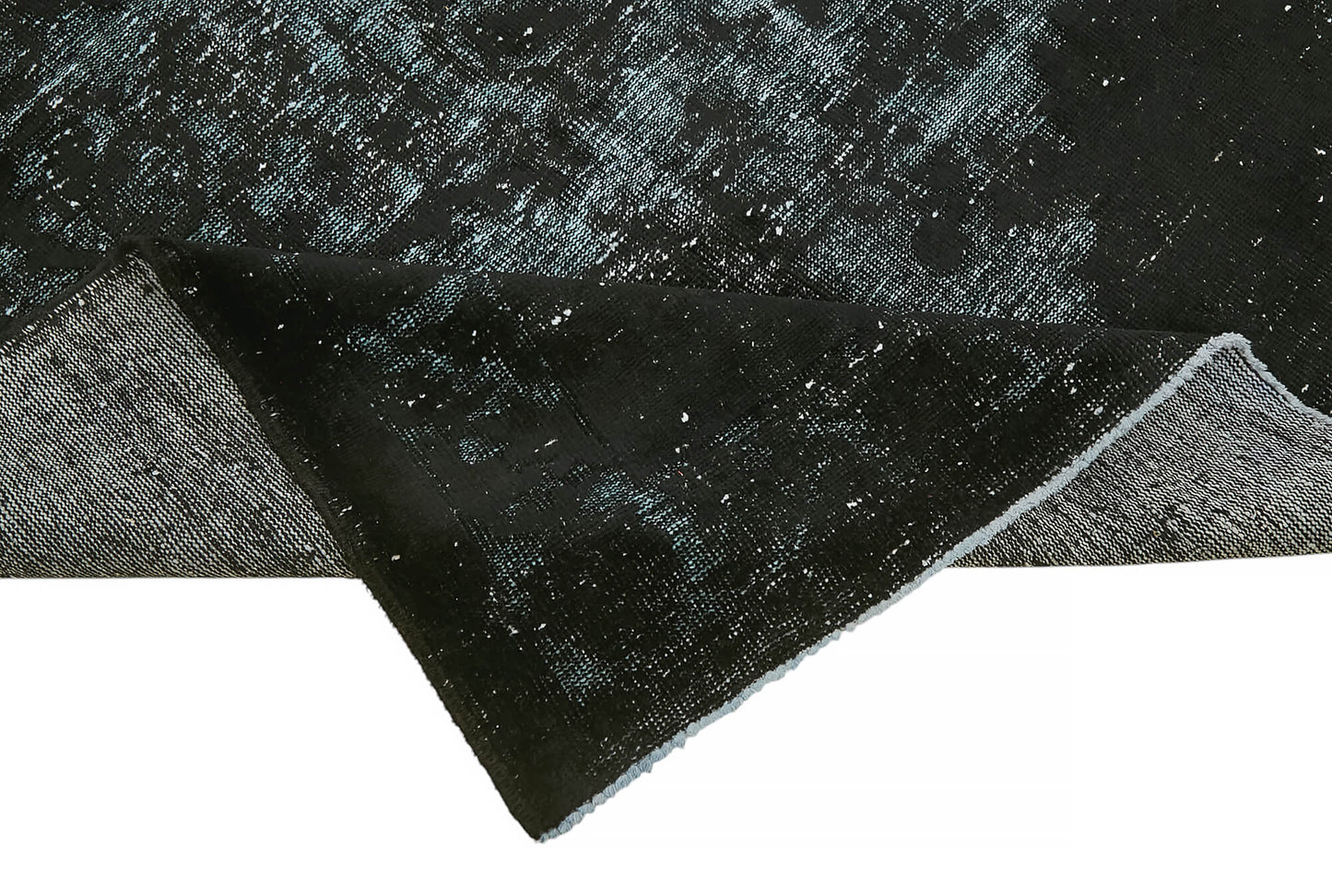 6x8 Vintage Hand-Carved Turkish Rug - 47109