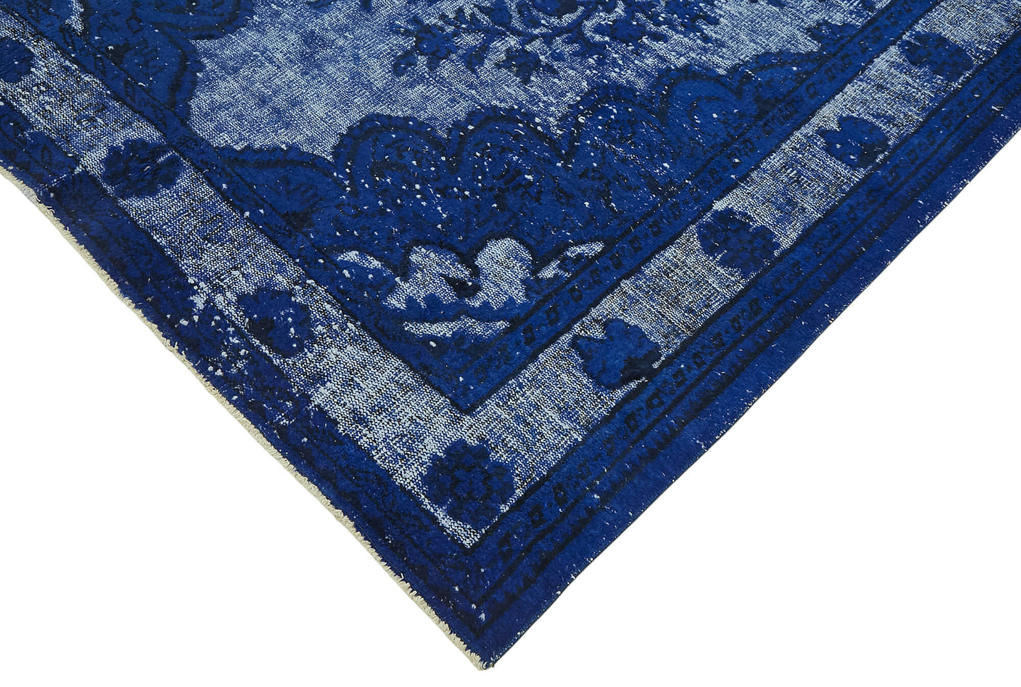 6x10 Vintage Hand-Carved Turkish Rug - 47123