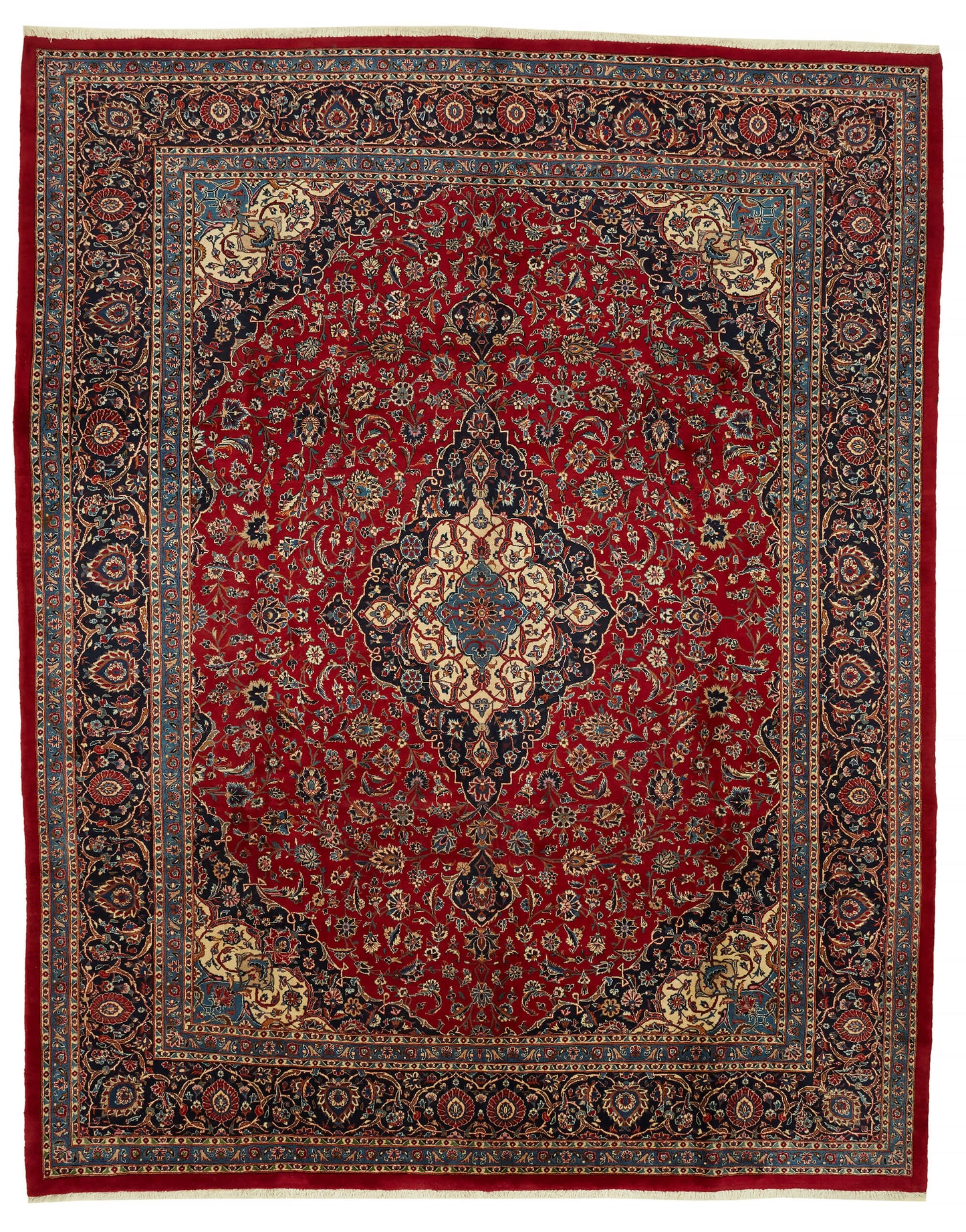 10x13 Vintage Hand-Knotted Rug - 47150