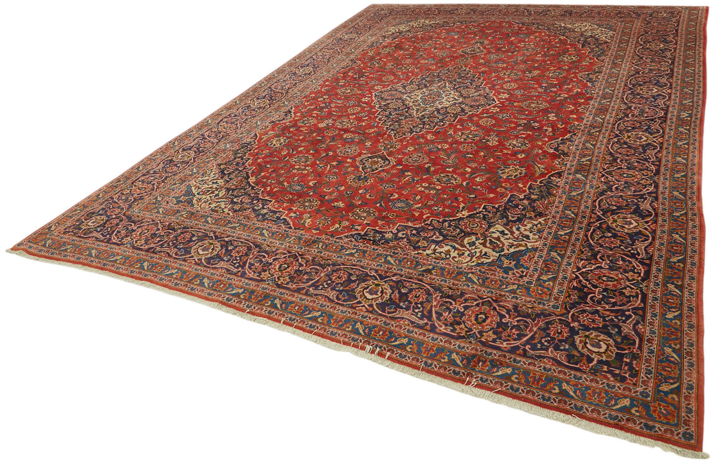 10x14 Vintage Hand-Knotted Rug - 47151