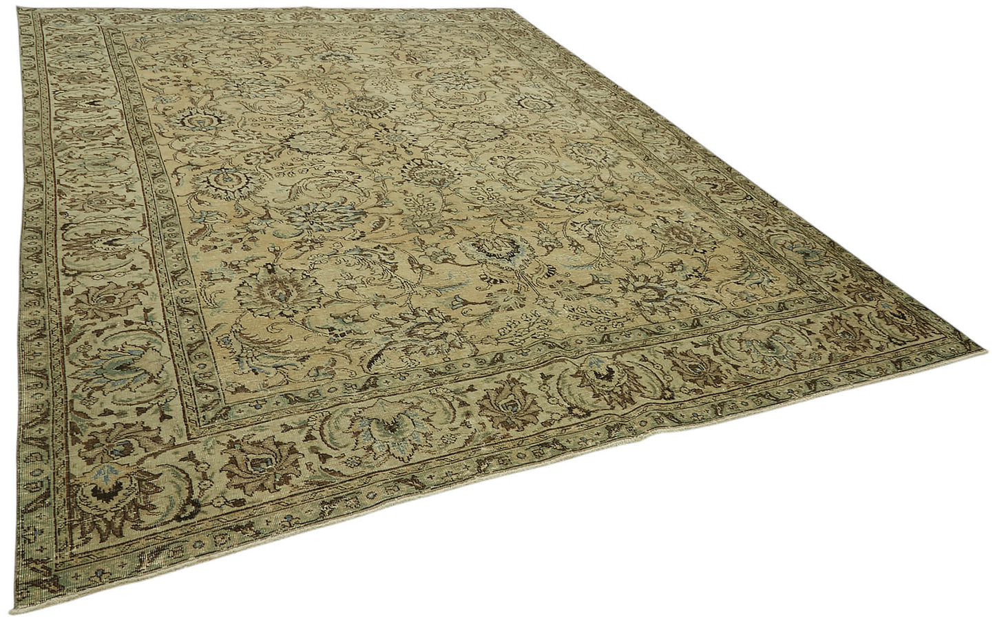 9x13 Vintage Hand-Knotted Rug - 47163