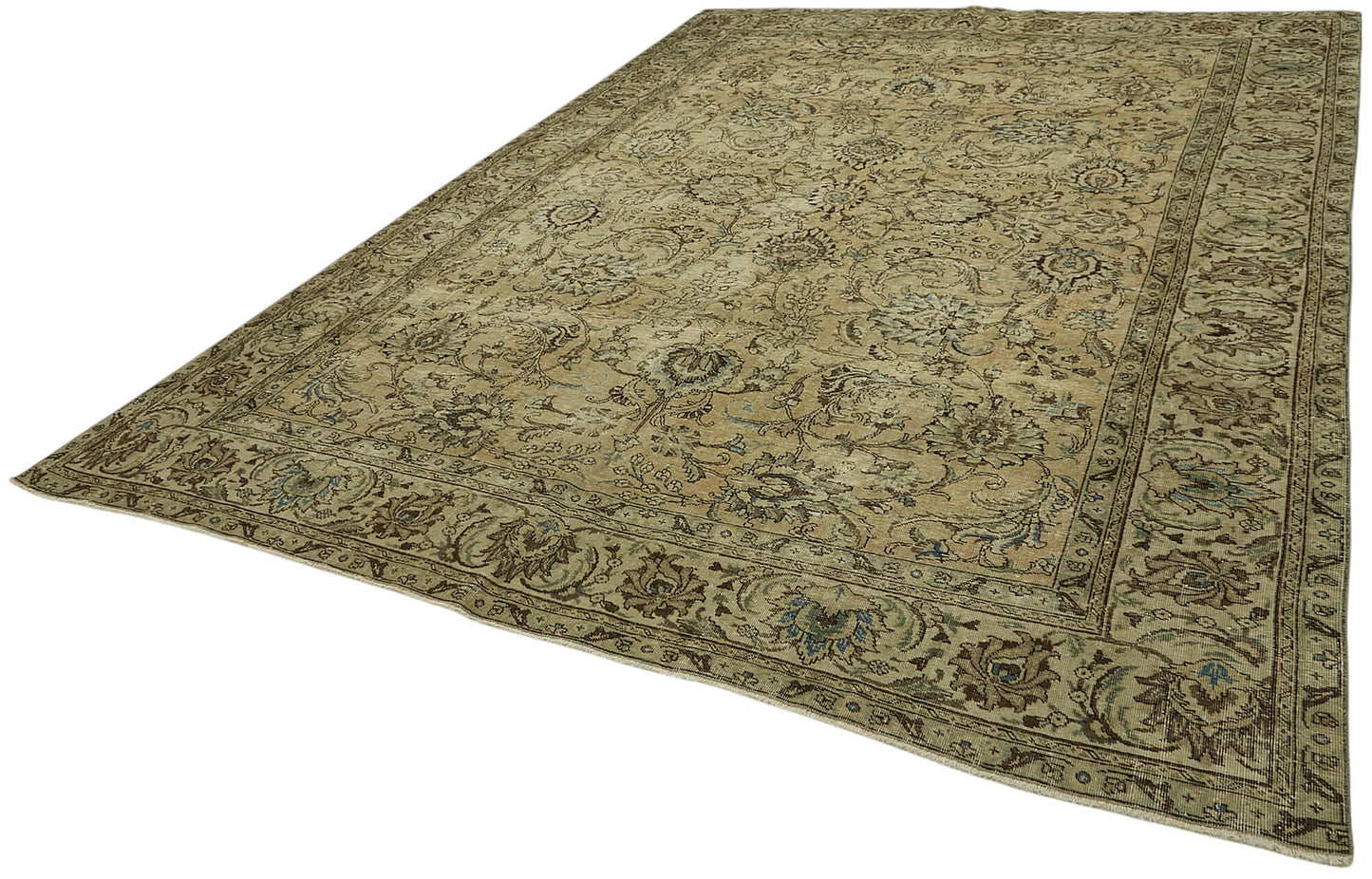 9x13 Vintage Hand-Knotted Rug - 47163