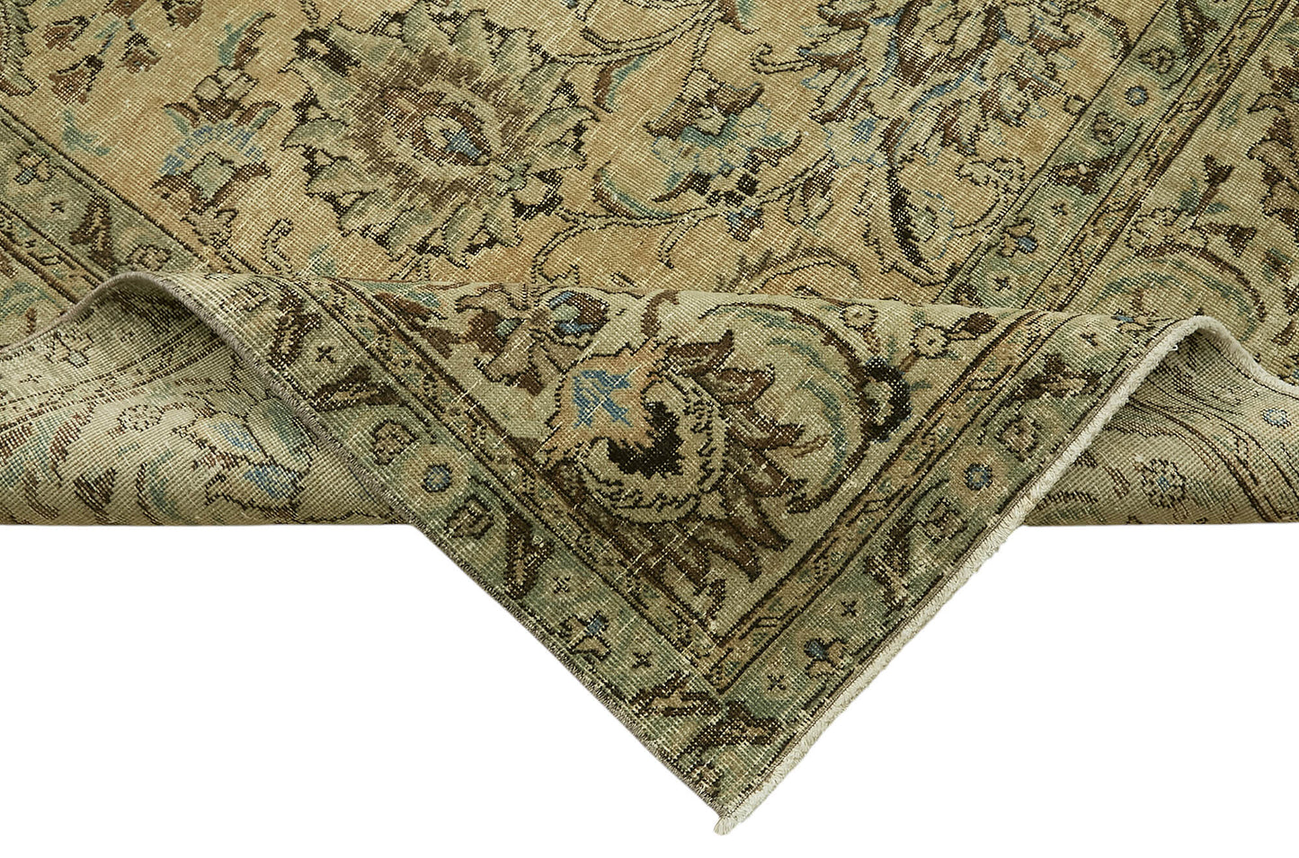 9x13 Vintage Hand-Knotted Rug - 47163