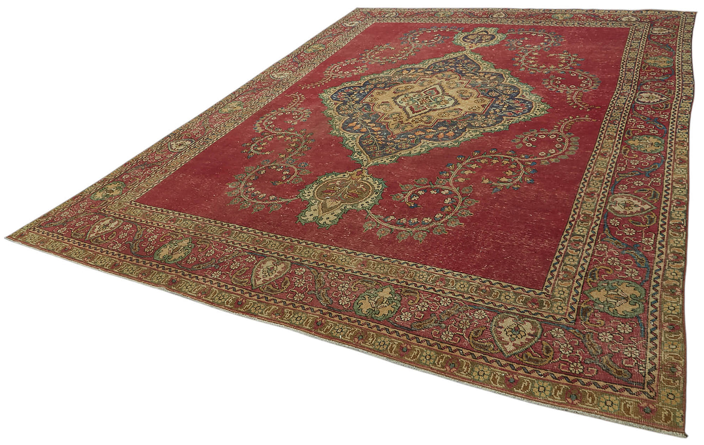 9x12 Vintage Hand-Knotted Rug - 47165