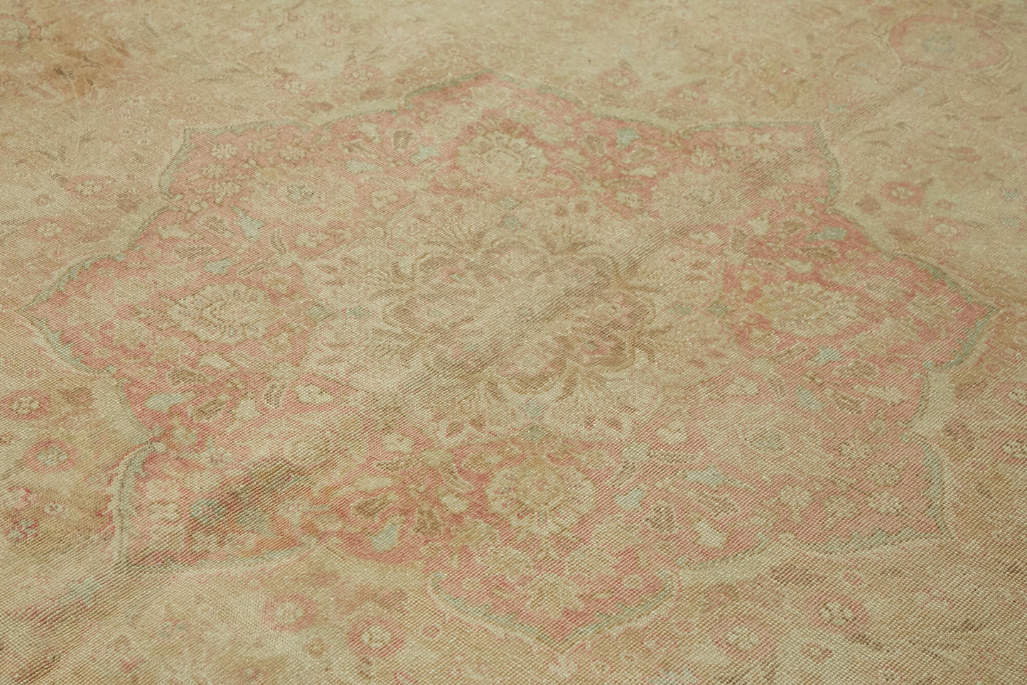 10x13 Beige Vintage Area Rug - 47167