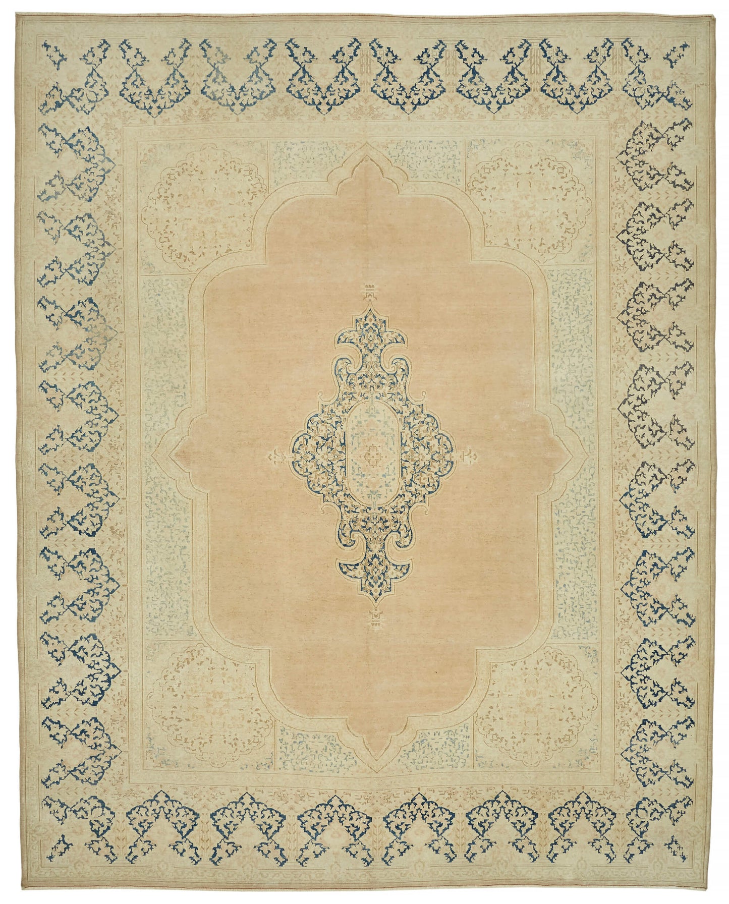 8x10 Beige Vintage Area Rug - 47170