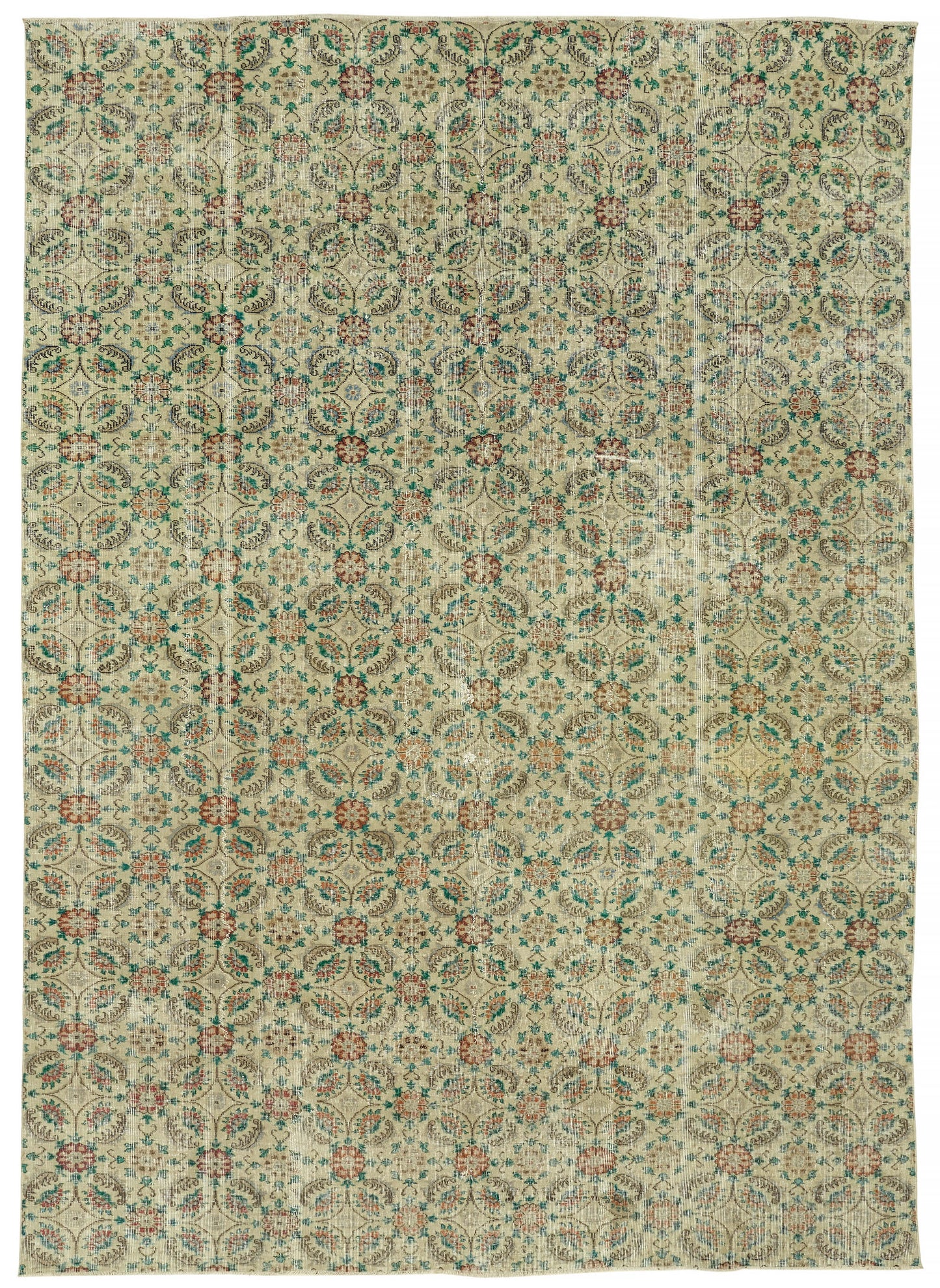 9x13 Vintage Hand-Knotted Rug - 47175