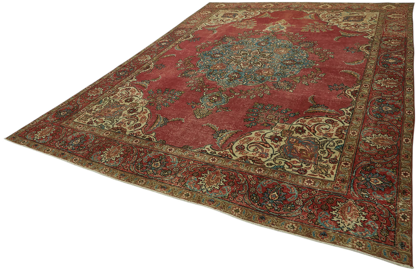 9x12 Vintage Hand-Knotted Rug - 47177