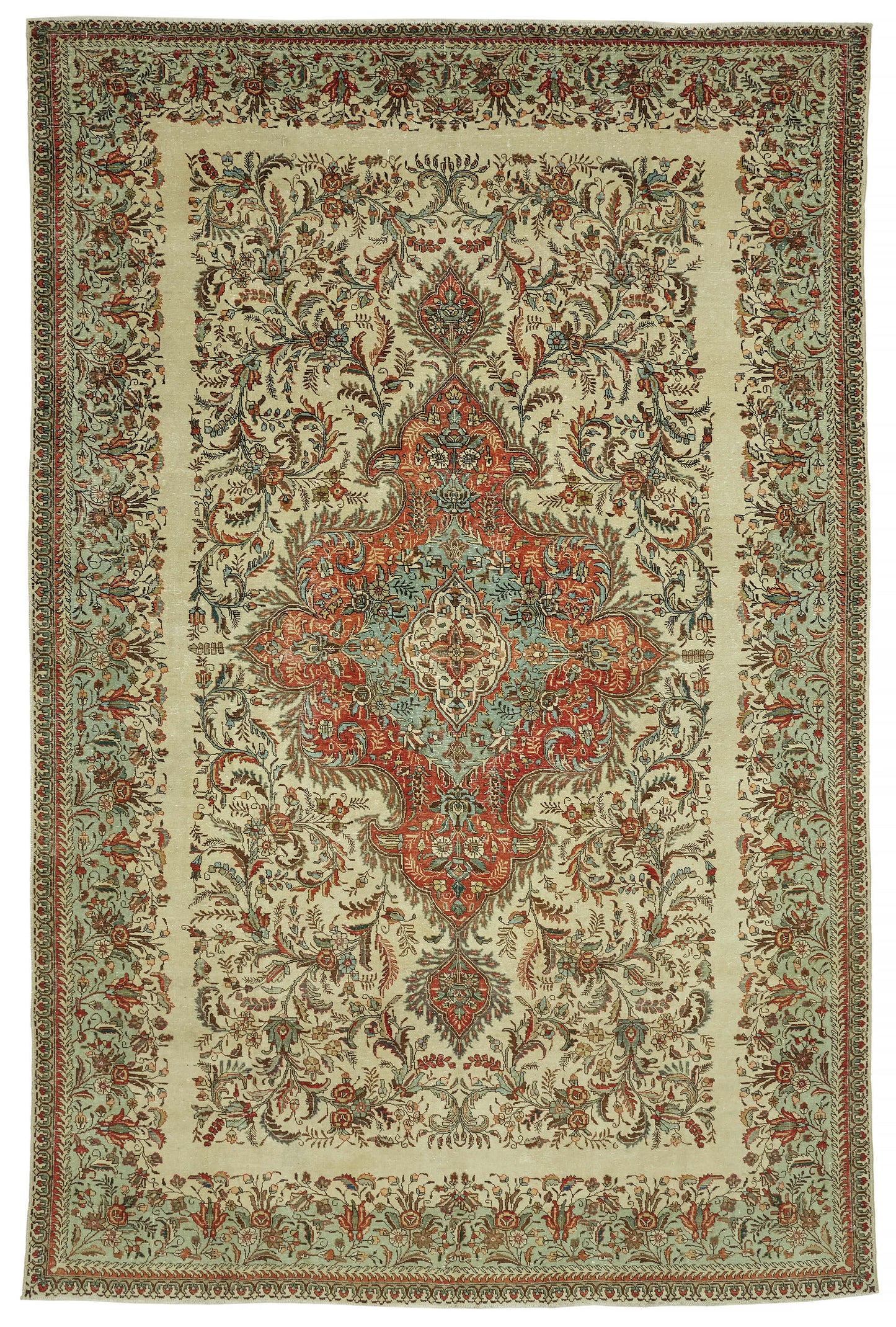 10x16 Vintage Hand-Knotted Rug - 47180