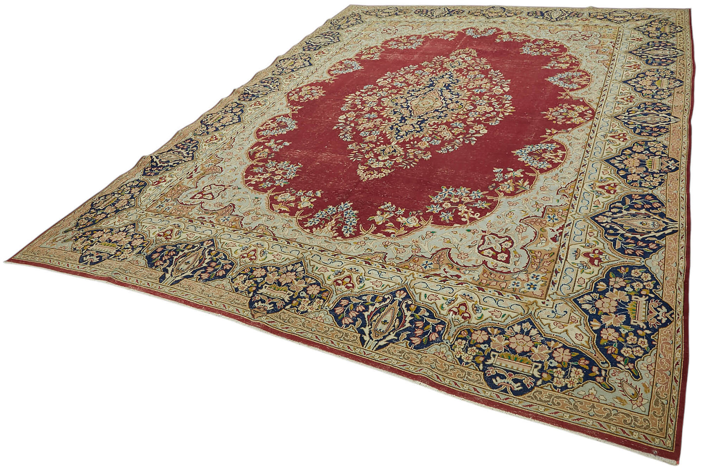 10x13 Vintage Hand-Knotted Rug - 47183