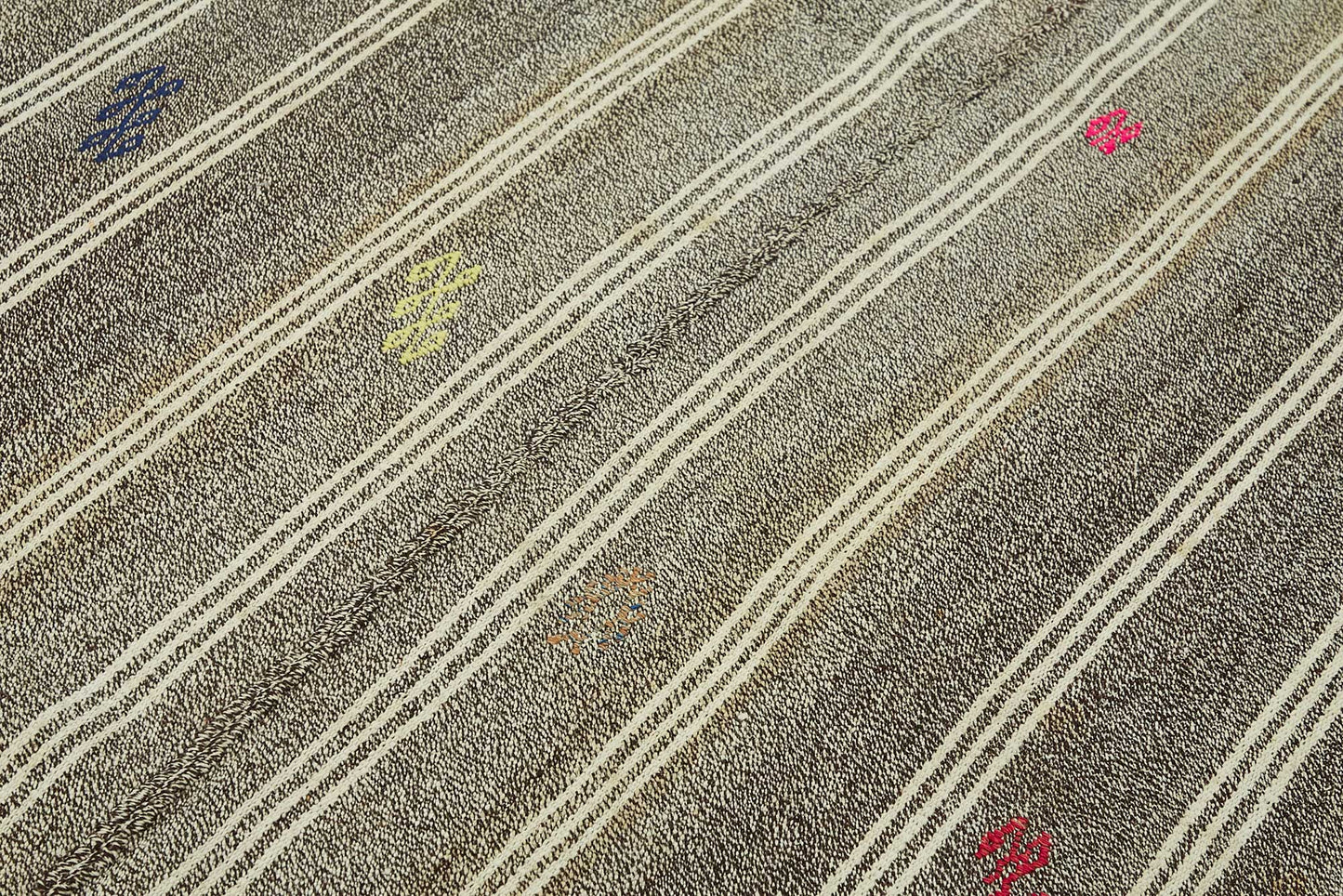 6x8 Authentic Turkish Goat Hair Kilim - 47193