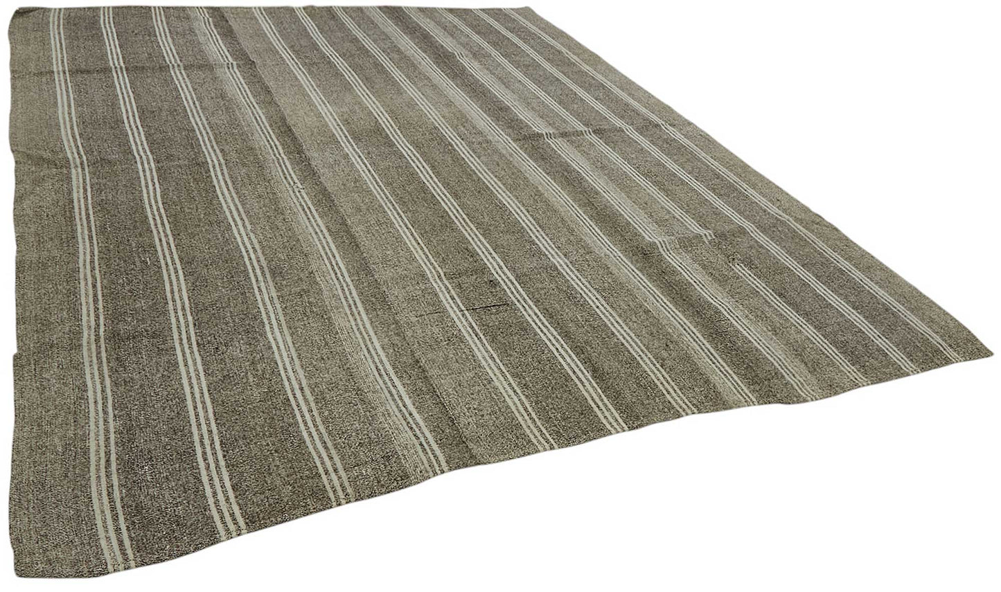 9x11 Authentic Turkish Goat Hair Kilim - 47198