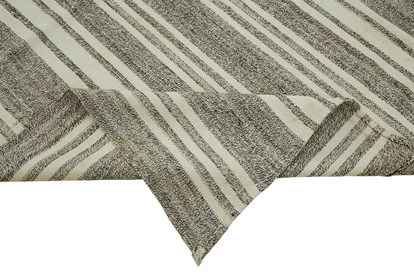 8x13 Authentic Turkish Goat Hair Kilim - 47200