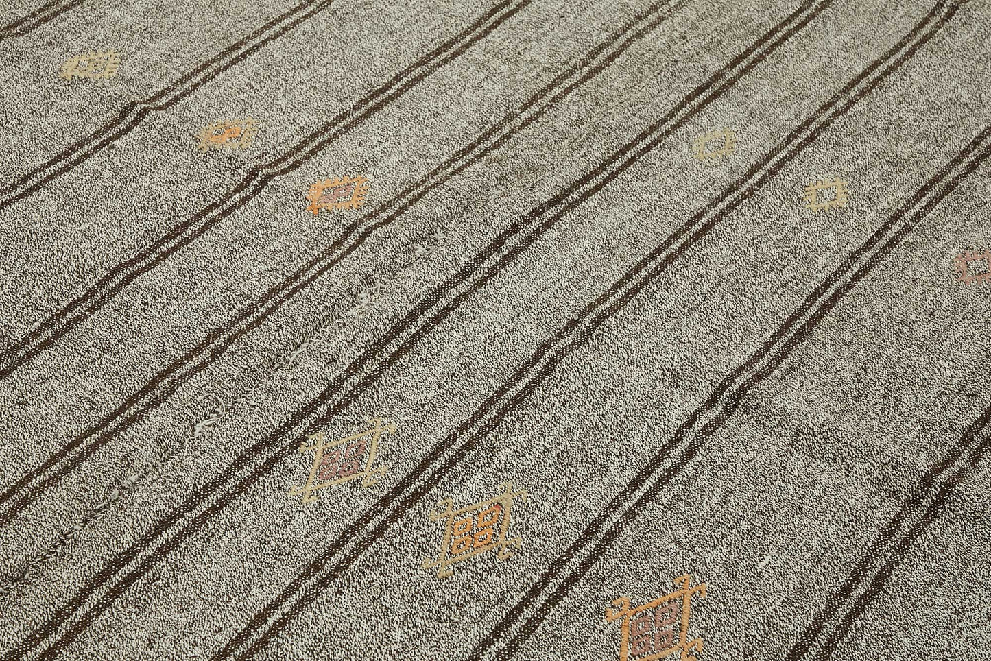 7x8 Authentic Turkish Goat Hair Kilim - 47203