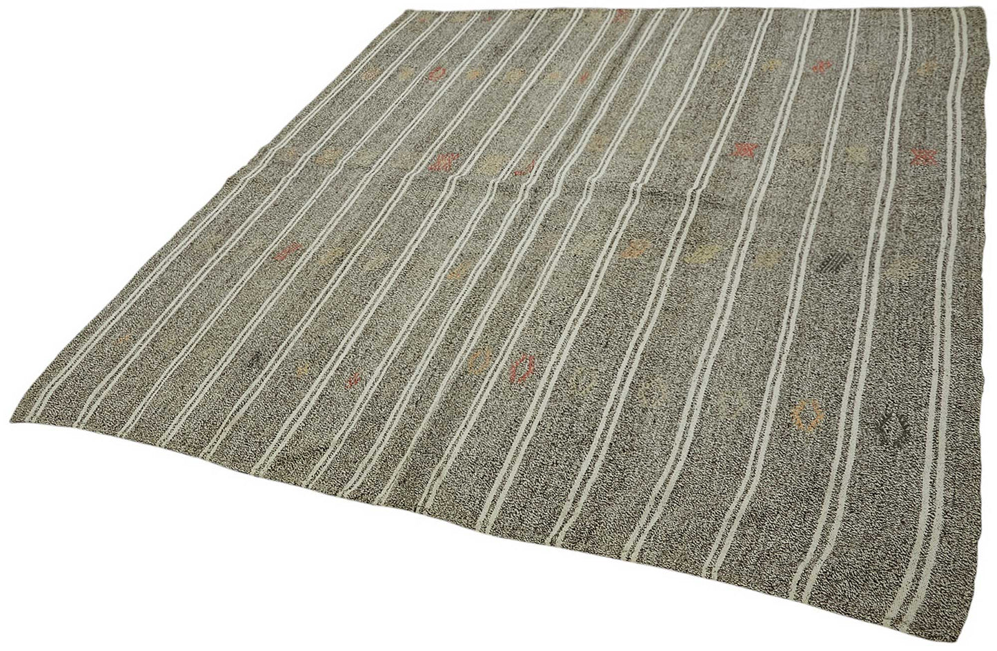 6x7 Authentic Turkish Goat Hair Kilim - 47209