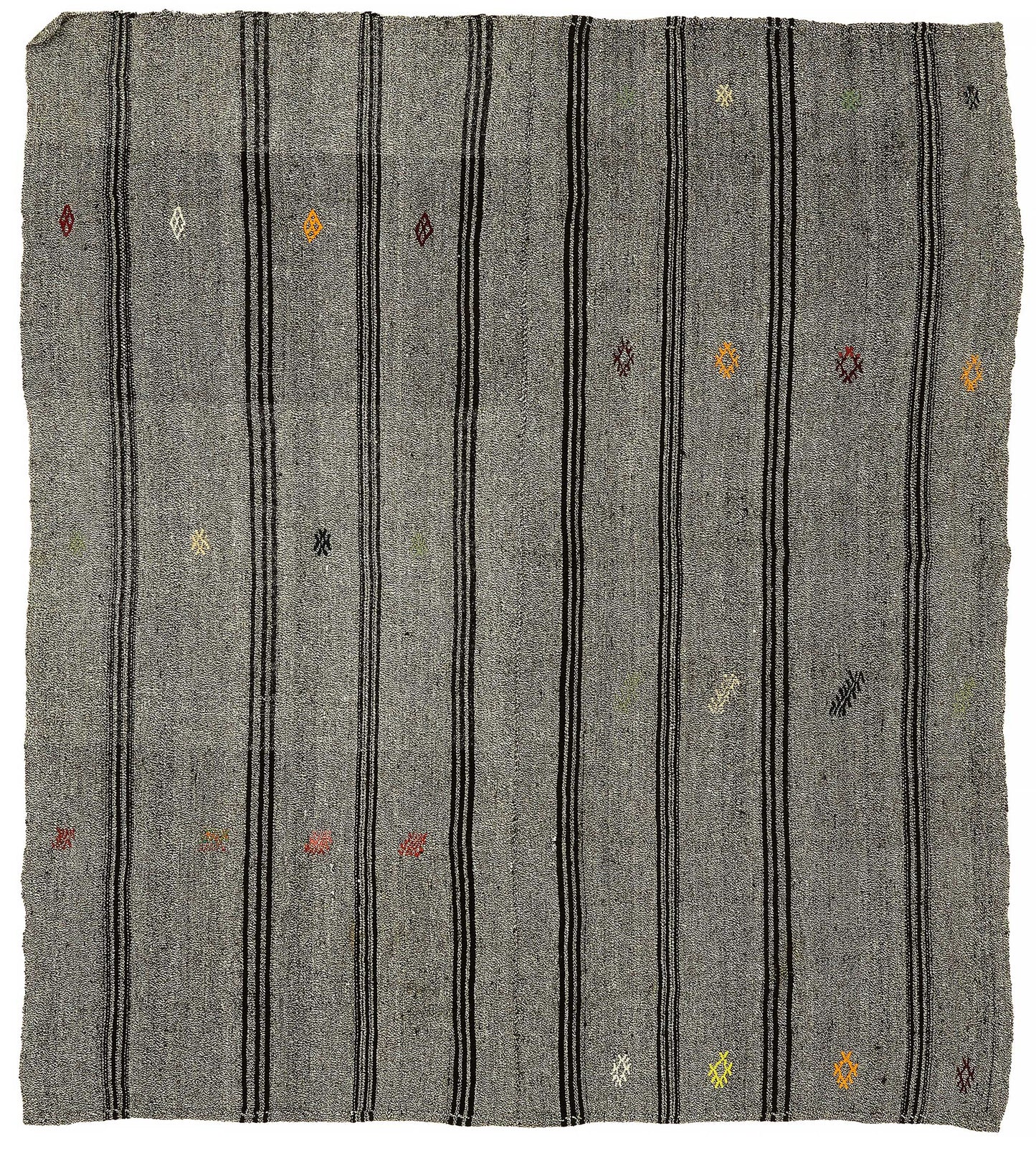 7x8 Authentic Turkish Goat Hair Kilim - 47210