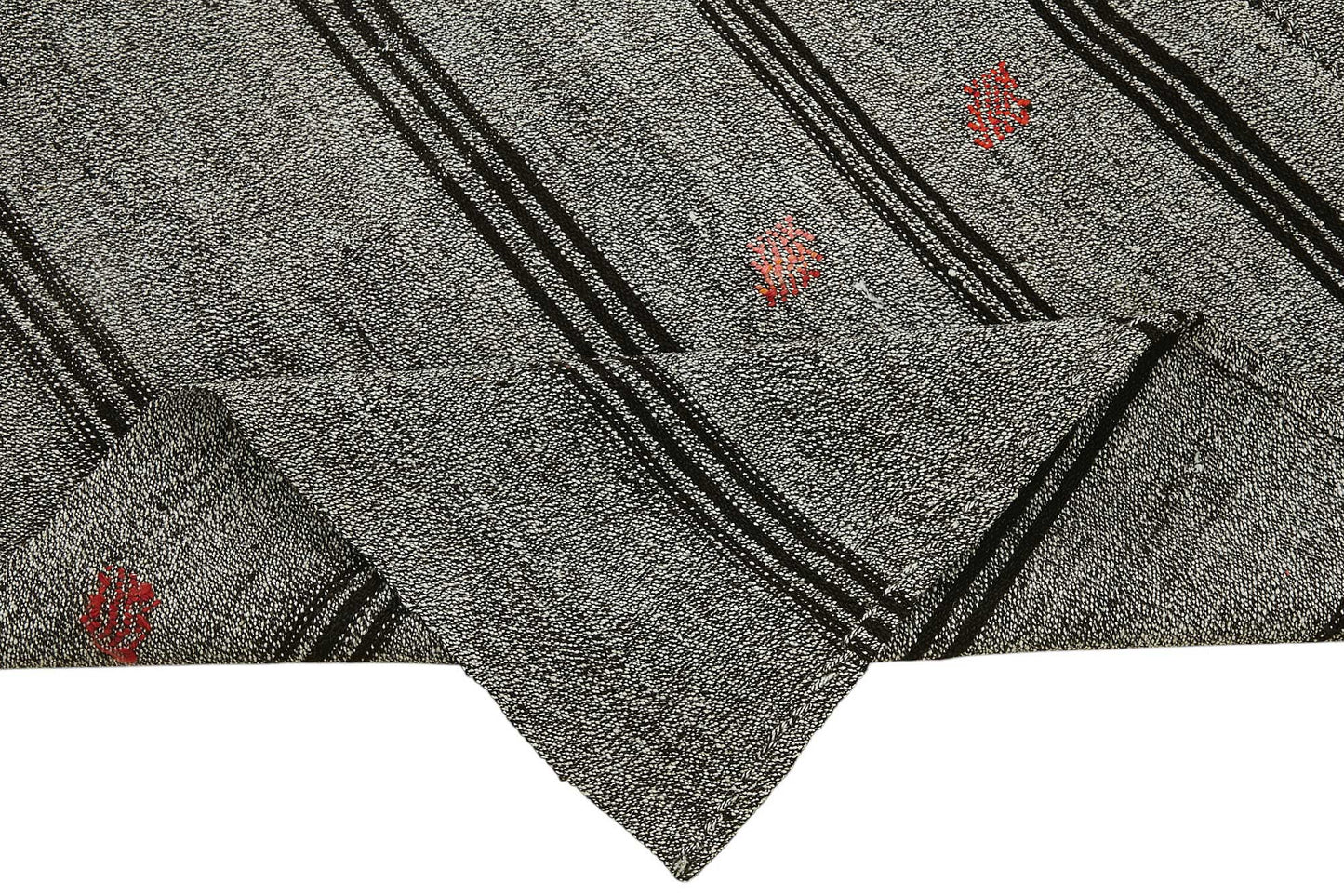 7x8 Authentic Turkish Goat Hair Kilim - 47210