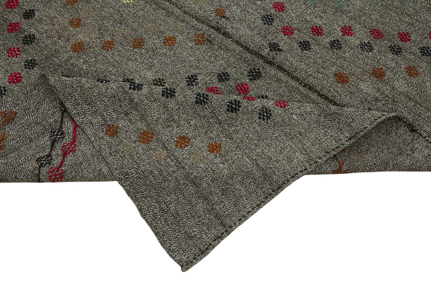 7x10 Authentic Turkish Goat Hair Kilim - 47218