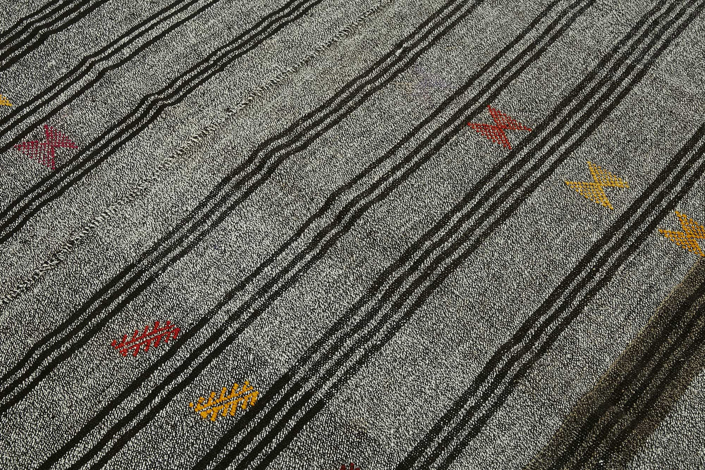 7x8 Authentic Turkish Goat Hair Kilim - 47224