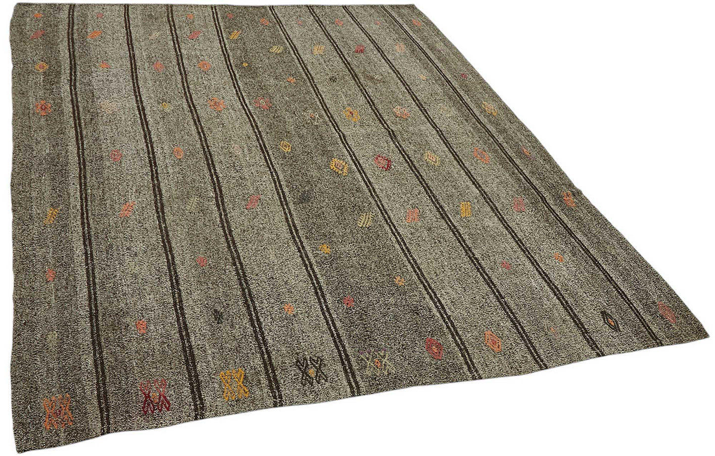 6x7 Authentic Turkish Goat Hair Kilim - 47234