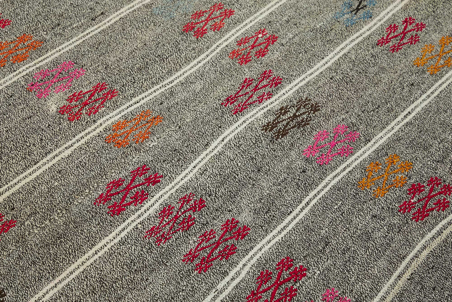 6x7 Authentic Turkish Goat Hair Kilim - 47235