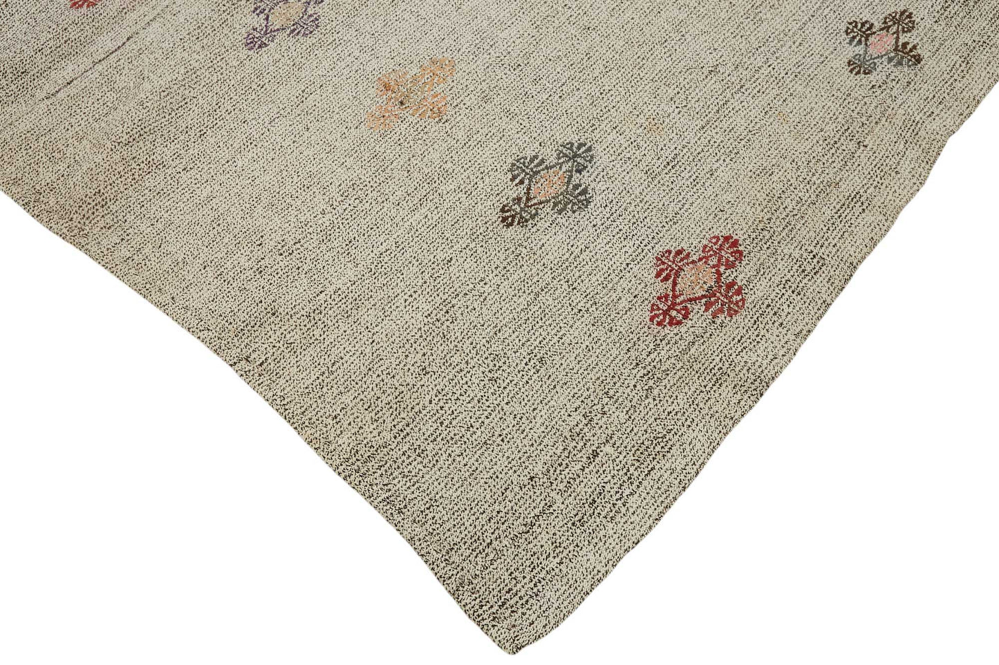 7x9 Authentic Turkish Goat Hair Kilim - 47236