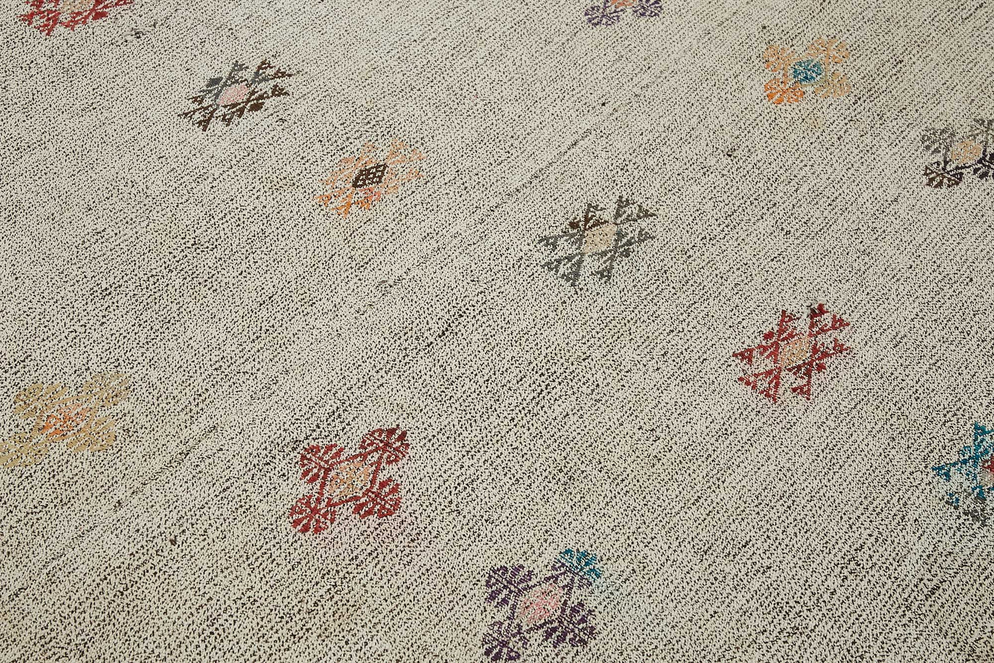 7x9 Authentic Turkish Goat Hair Kilim - 47236