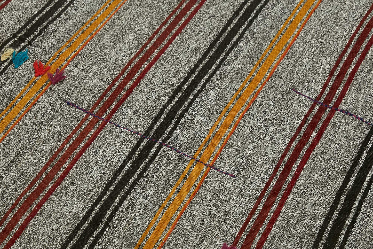 4x6 Authentic Turkish Goat Hair Kilim - 47239