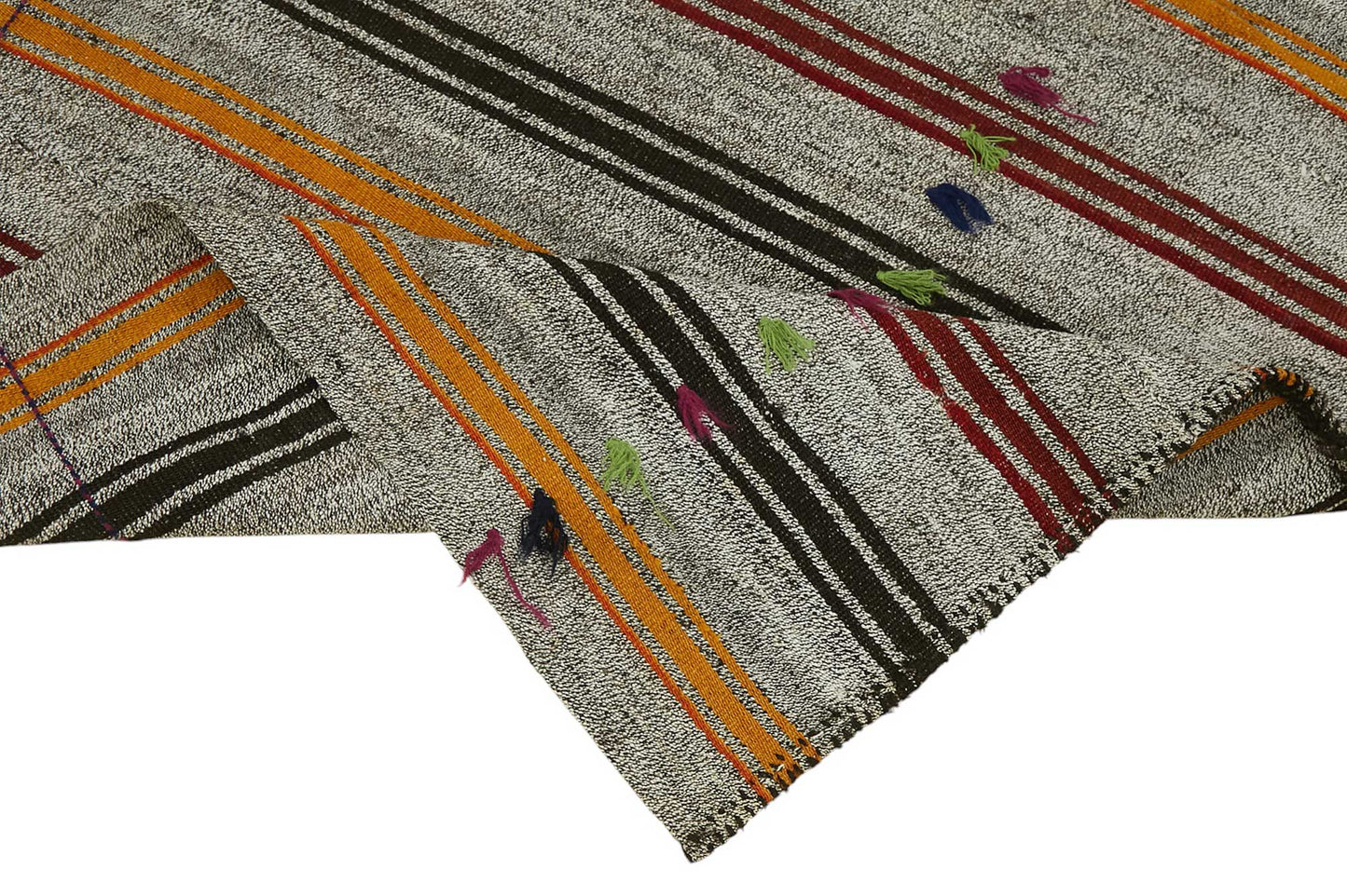 4x6 Authentic Turkish Goat Hair Kilim - 47239