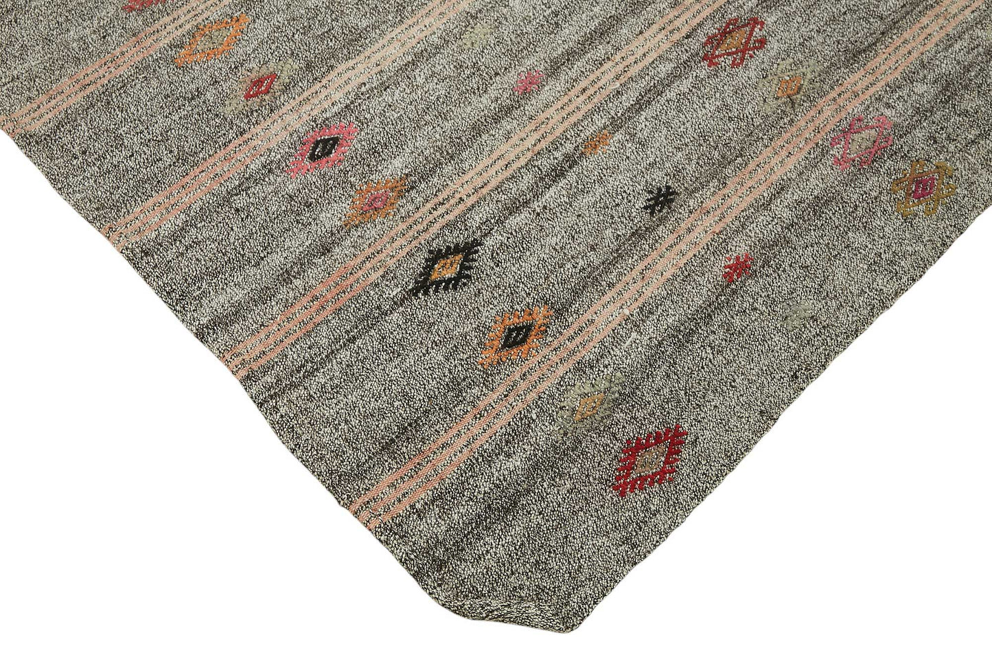 7x8 Authentic Turkish Goat Hair Kilim - 47240