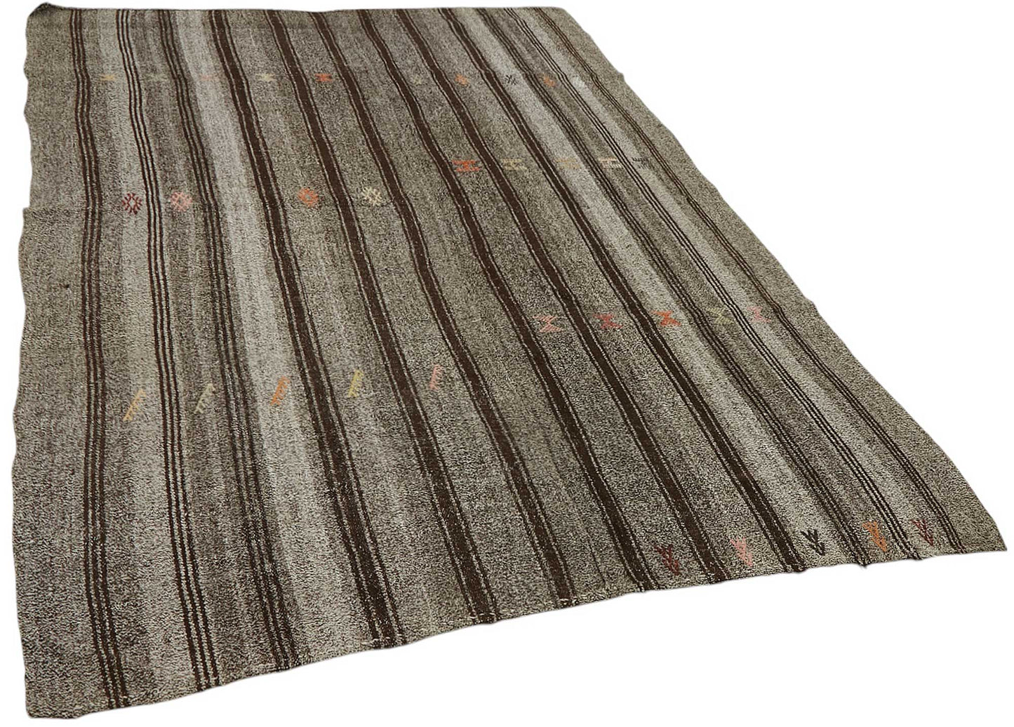 6x9 Authentic Turkish Goat Hair Kilim - 47241