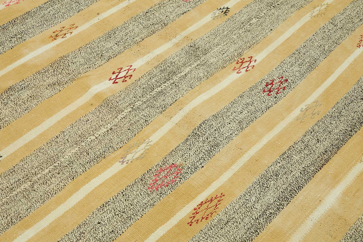 7x7 Authentic Turkish Goat Hair Kilim - 47251
