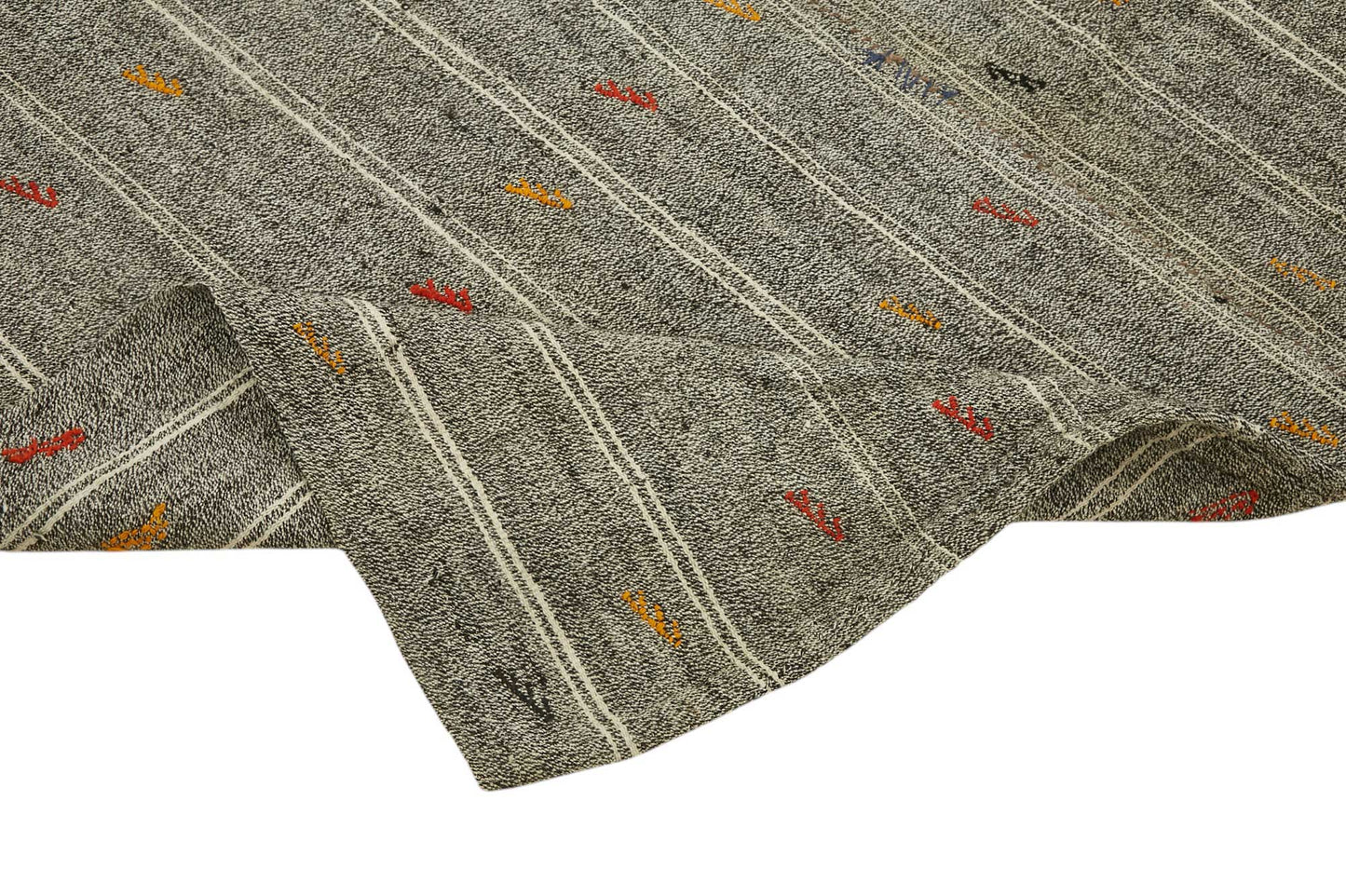 6x8 Authentic Turkish Goat Hair Kilim - 47252